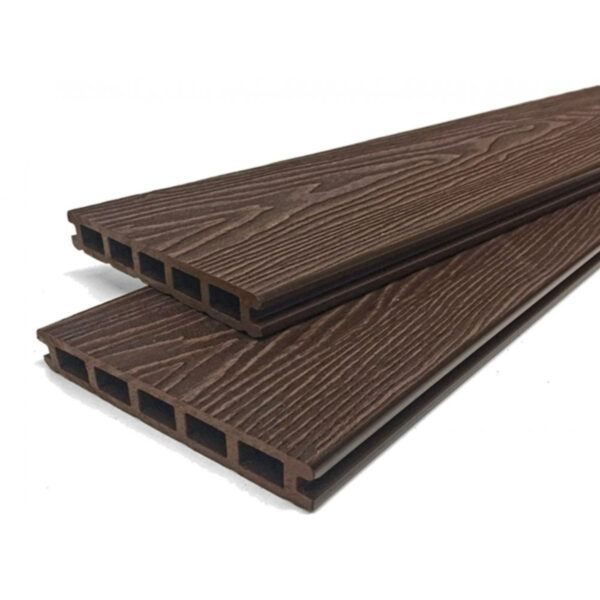 Chocolate Woodgrain Composite Board 4.8m