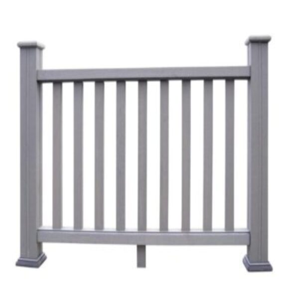 Ronjack Grey Composite Decking Handrail Kit with 2 x Posts
