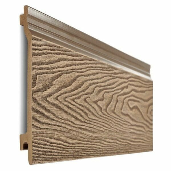 Teak Composite Wall Cladding Sample