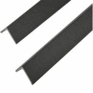 Black Woodgrain Cladding Corner Trim 3.6m