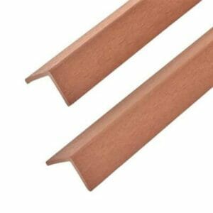 Teak Woodgrain Cladding Corner Trim - 3.6m