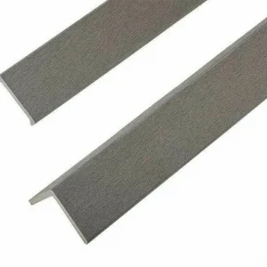 Grey Woodgrain Cladding Corner Trim 3.6m